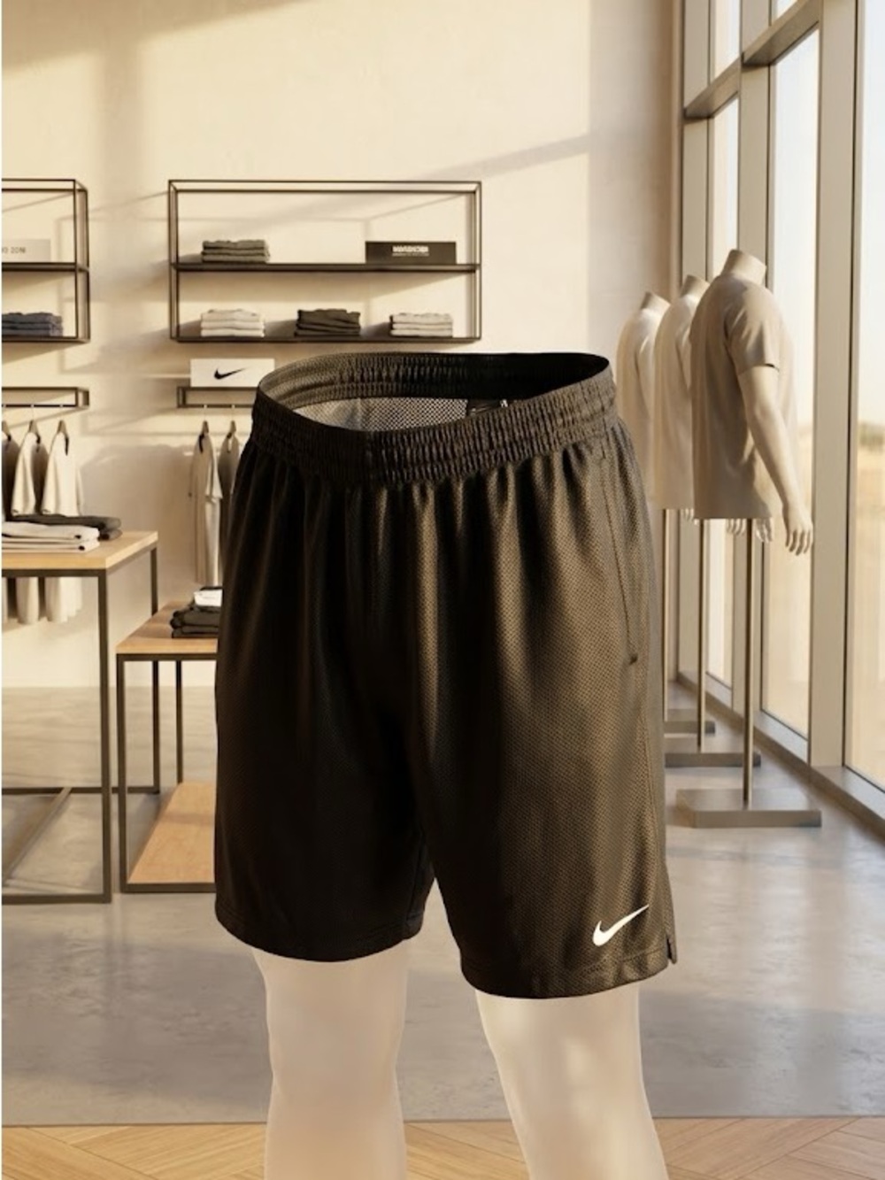 Nike Men's Athletic Shorts - Black | Medium